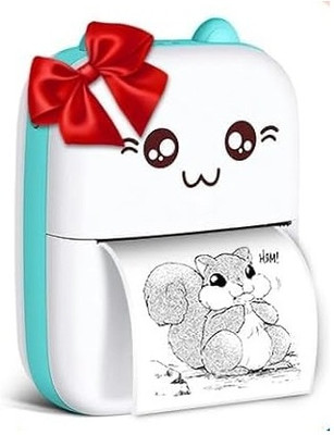 RHONNIUM Print Receipt Tags Inkfree Printer for Android & iOS System Thermal Receipt Printer