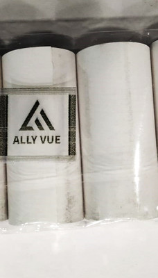 ALLY VUE Thermal Adhesive Sticker 57x25mm Transparent roll For Mini Pocket Printer Single Function Monochrome Thermal Transfer Printer(Label Roll)