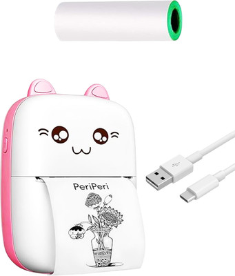 HINATA Rechargeable Pocket Size Photo Mobile Printer Machine for Students THERMAL