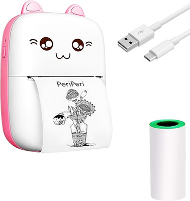 HINATA New Mini Size Inkless Thermal Printer Cute Gifts For Kids And Students THERMAL