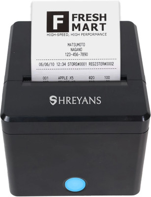 Shreyans 80mm Thermal Billing Printer with Autocutter Ultra Fast Speed with Compact Design makes is Much Easier to use