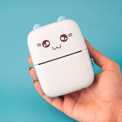 TECHEL Portable Mini Printer Bluetooth 2 roll xdf11 camera