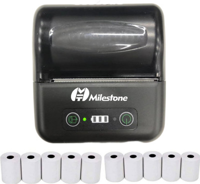 Milestone MPT III CX80B 80mm 3 inch Thermal Printer for Small Business Thermal Pocket Printer With 10 pcs 3 inch Thermal Roll