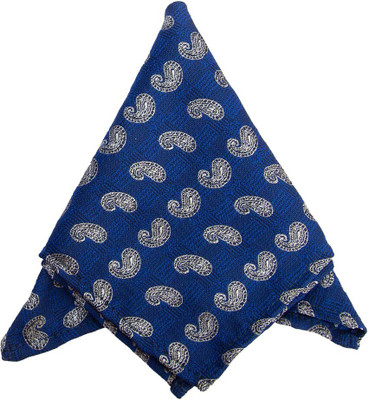 To The Nines Printed Satin Blend Pocket Square