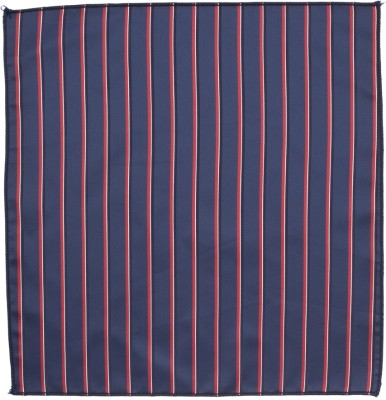 the tie hub Striped Polyester Pocket Square