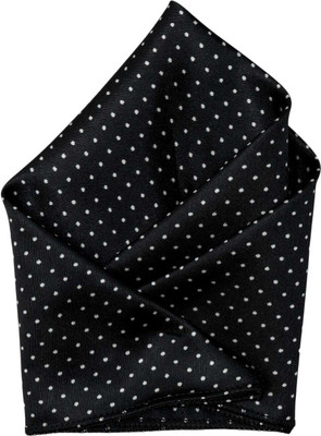 SquareStyle Polka Print Satin Blend Pocket Square