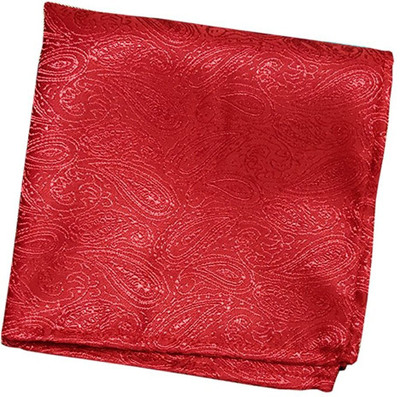 To The Nines Self Design Cotton Blend Pocket Square