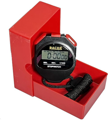 BALRAMA Digital LCD Stopwatch Chronograph Timer Counter Sports Alarm Digital Stop Watch(Black)