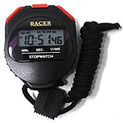 BALRAMA Digital LCD Stopwatch Chronograph Timer Counter Sports Alarm Digital Stop Watch(Black)