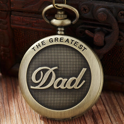 Classic Quirk Gandhi Style Vintage DAD Theme Designer Analog Antique Pocket Watch Key Chain