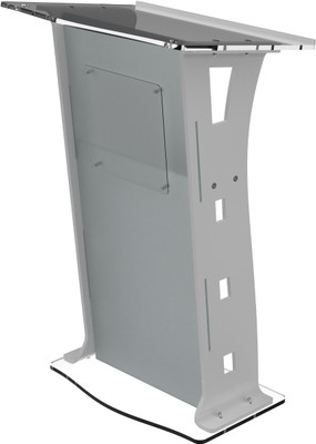 Classic Concepts CCP062 Acrylic Podium Frosted Look Front Panel Podium(White)