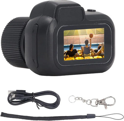 THEVISTASTORE Key Chain Camera Mini Camera(1080 MP, Black)