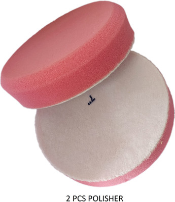 Inditrust 7inch Car Clean Polishing Sponge Pad Waxing Wheel Sponge Vehicle Polisher 2pc Vehicle Polisher(7 inch)