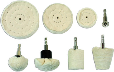 AASONS 8 pcs Surface Polishing Set AASONS Vehicle Polisher(4 inch)