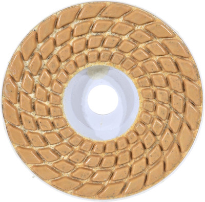 Digital Craft 4-Inch Diamond Dry Polishing Pad Set – 1pc Grit 0 No Resin Disc for Granite Marble & Quartz Stone Surface Polishing & Finishing Tool Plastic Polisher(4 inch)