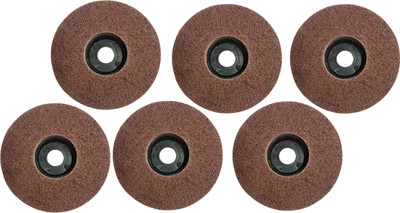 ADAWAT 6 pcs Mat wheel 4 inch Nylon wheel Hardness Bowl Polishing Polishing Used For Abrasive, Paint & Rust Remover Sanding Wheel Accessories Metal Polisher(4 inch)