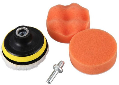 PKT 4Pcs/Set Car Polishing Pad 3 inch Sponge Buffing Waxing Boat Car Polish Buffer Drill Wheel polisher Removes Scratches Vehicle Polisher Vehicle Polisher(3 inch)