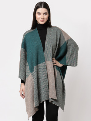 513 Acrylic Blend Poncho