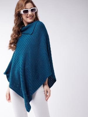Modeve Wool Blend Poncho