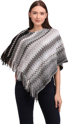 manra Wool Blend Poncho