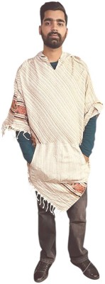 ARUNA KULLU HANDLOOM Wool Blend Poncho