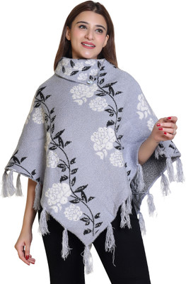 speed line hosiery Pure Wool Poncho