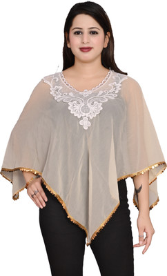 Suhel Gifts Georgette Poncho
