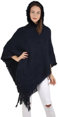 manra Wool Blend Poncho