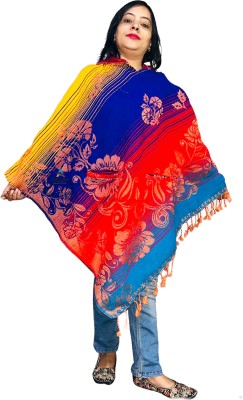 ARUNA KULLU HANDLOOM Pure Wool Poncho