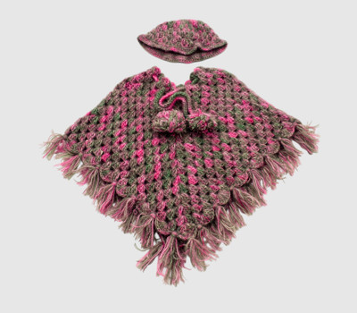 Eelika Pure Wool Poncho