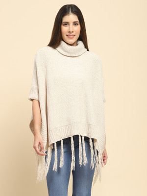 GLOBAL REPUBLIC Polyester Blend Poncho