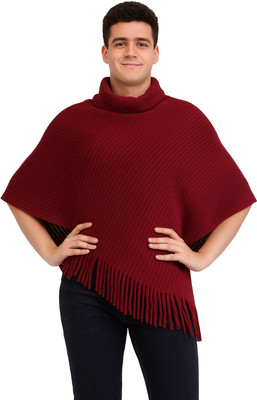 Life and style Wool Blend Poncho