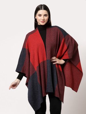 513 Acrylic Blend Poncho