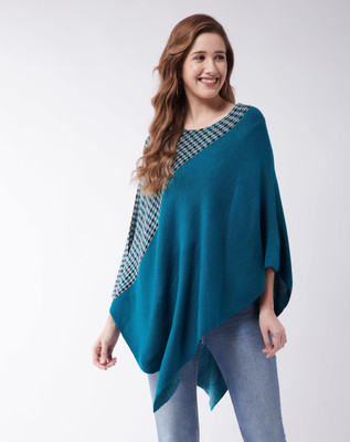 Modeve Wool Blend Poncho