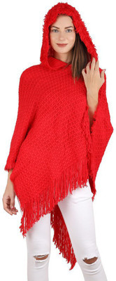 manra Wool Blend Poncho