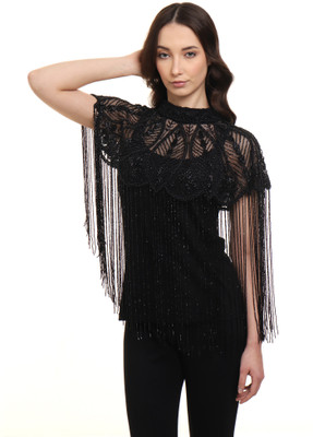 Chand Net Poncho