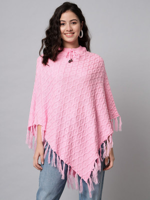 ASDF Wool Blend Poncho