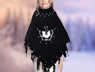 DYENTHIS Wool Blend Poncho