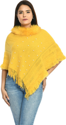 manra Wool Blend Poncho