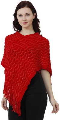 Life and style Wool Blend Poncho