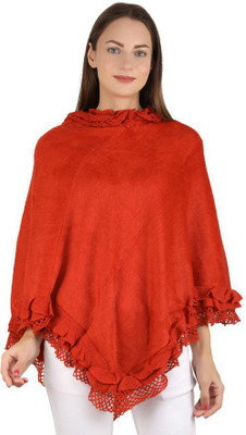 Life and style Wool Blend Poncho