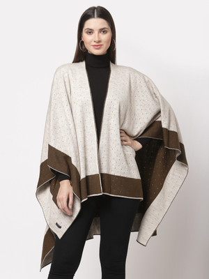 513 Acrylic Blend Poncho