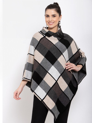 513 Acrylic Blend Poncho