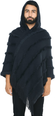 manra Wool Blend Poncho