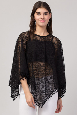 ADDICTED ATTIRE Net Poncho
