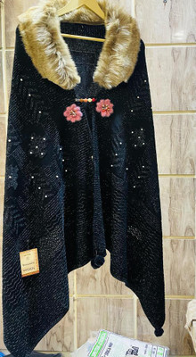 GKEstore Wool Blend Poncho