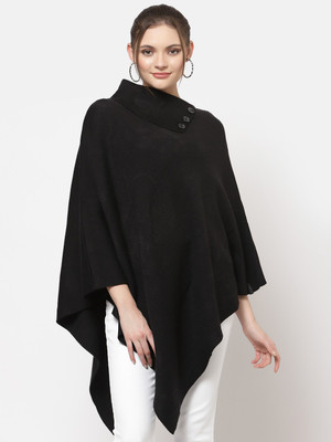 513 Acrylic Blend Poncho