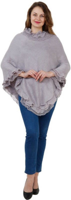 manra Wool Blend Poncho
