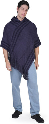 Life and style Wool Blend Poncho