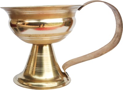 MATARAENTERPRIS DHOOP LOBAN DANI,DHUNA STAND,BRASS DHUNACHI FOR PUJA/DHUNIA Brass(1 Pieces, Gold)